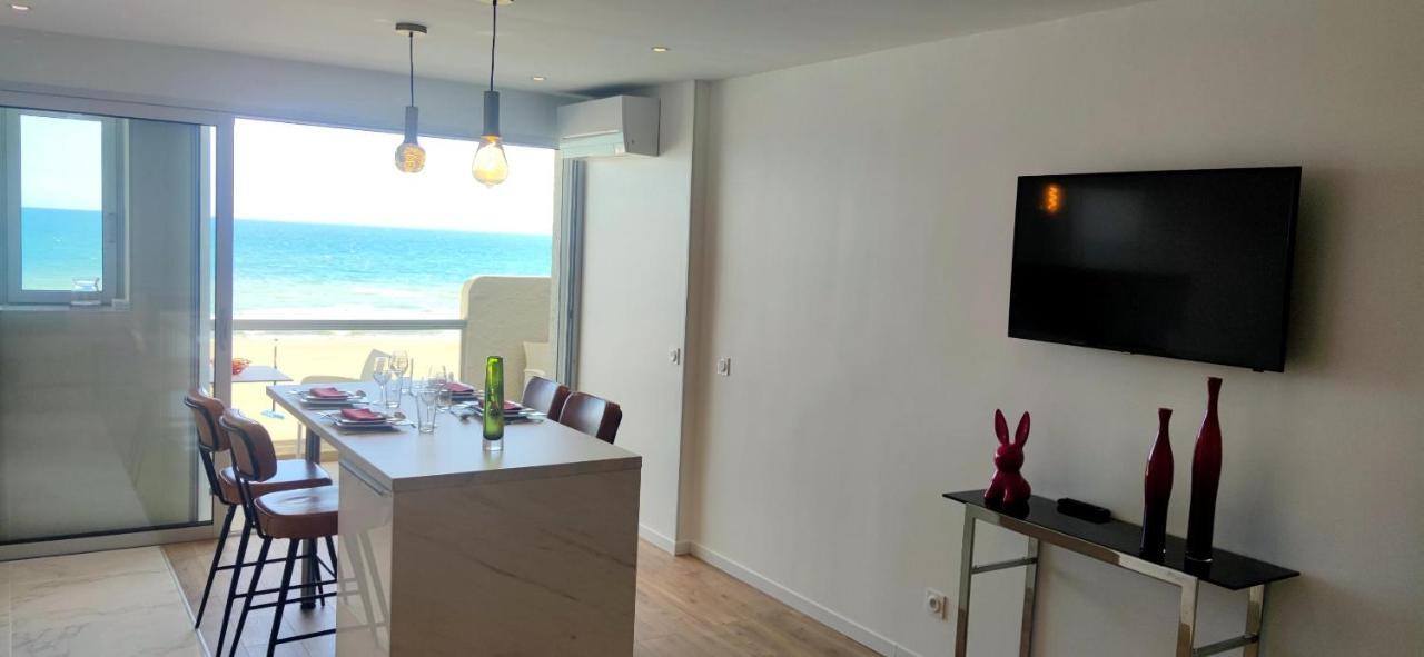 Belle Vue Mer Canet Plage Acces Piscine Couverte Et Chauffee Luaran gambar